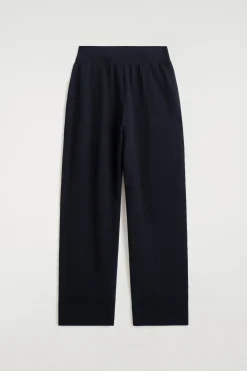 ELASTICIZED MERINO WOOL PANTS