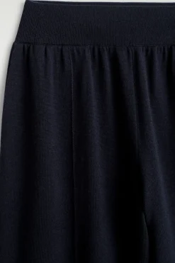 ELASTICIZED MERINO WOOL PANTS