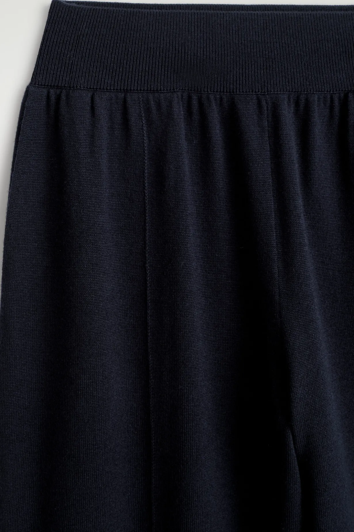 ELASTICIZED MERINO WOOL PANTS