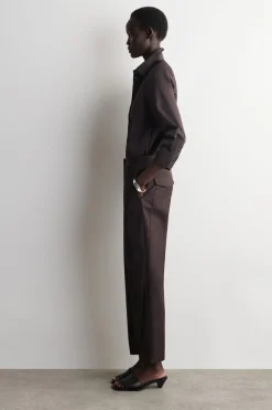 EMBROIDERED COTTON PANTS