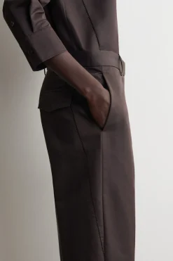 EMBROIDERED COTTON PANTS