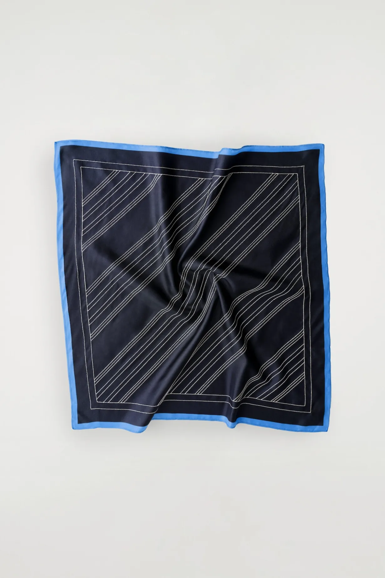 EMBROIDERED SILK SCARF