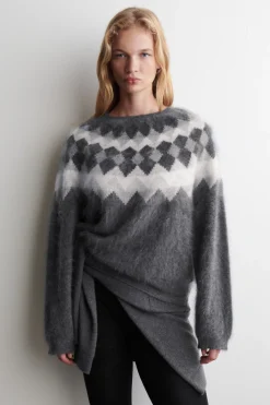 FAIR ISLE BRUSHED-CASHMERE SWEATER