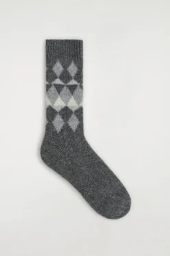 FAIR ISLE CASHMERE SOCKS