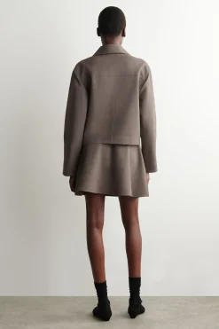 FLARED JERSEY MINI SKIRT