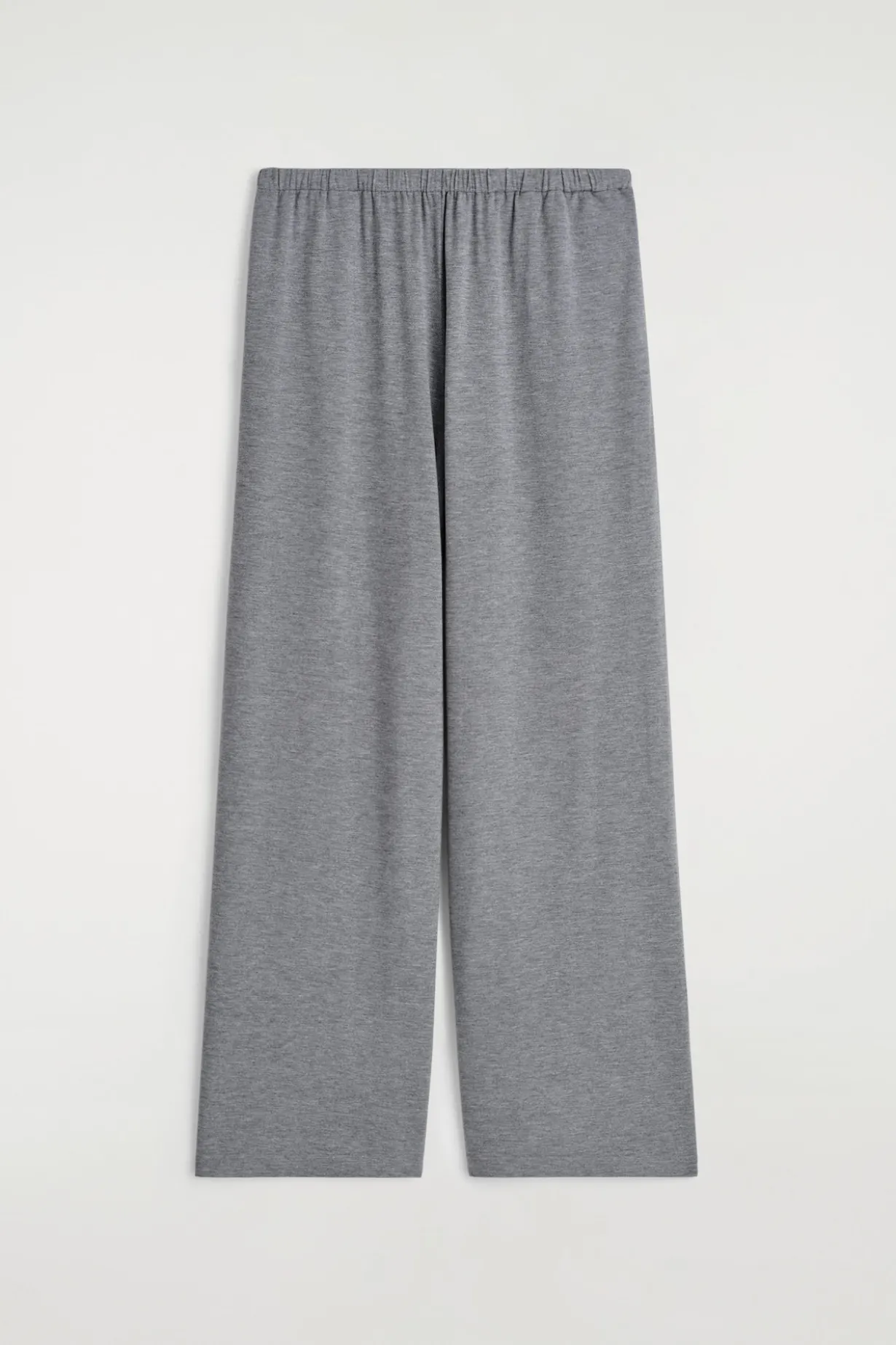 FLUID JERSEY WIDE-LEG PANTS
