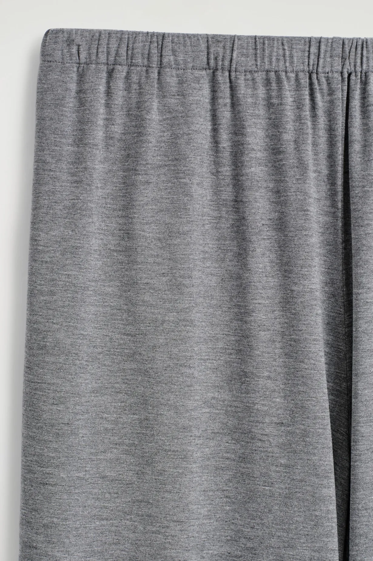 FLUID JERSEY WIDE-LEG PANTS