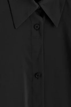 FLUID MIDI SHIRT DRESS