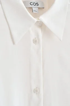 FLUID MIDI SHIRT DRESS