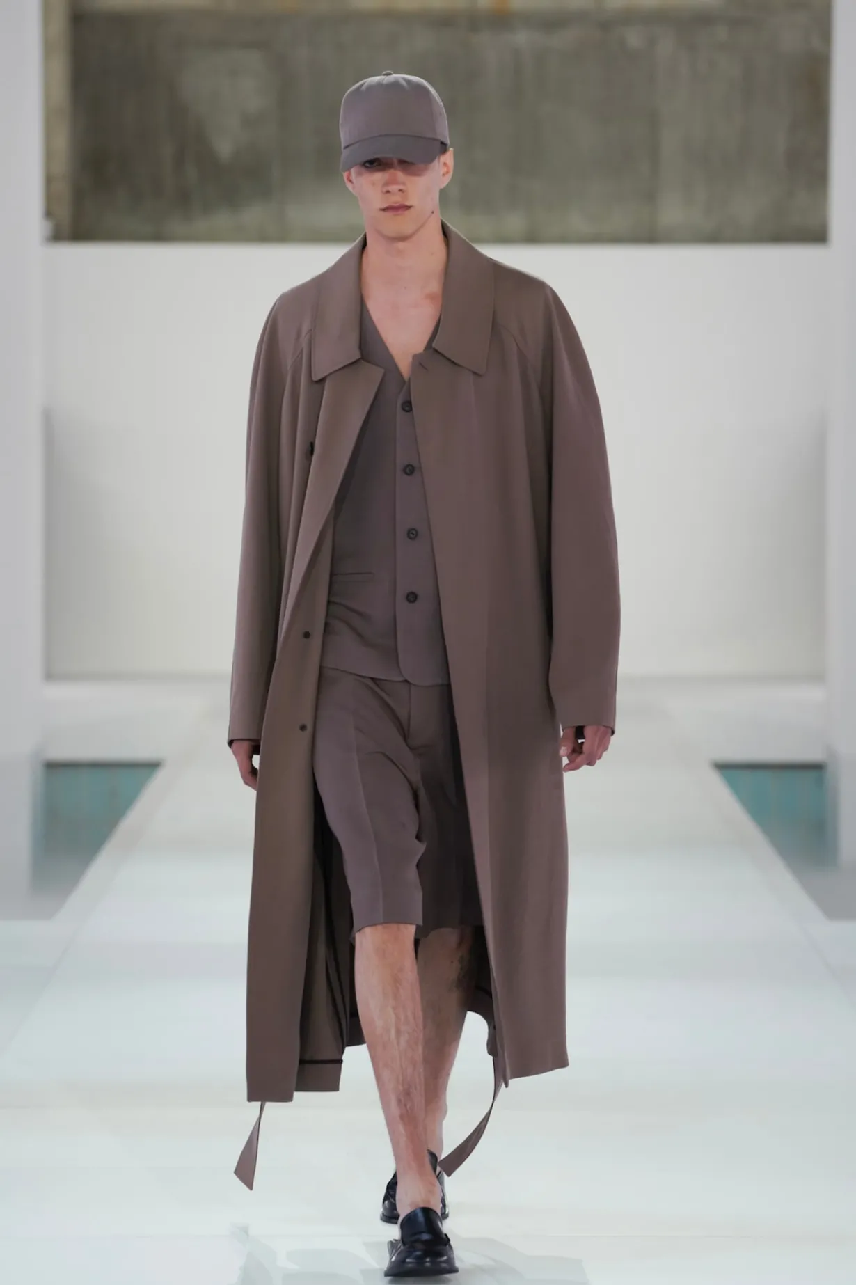 FLUID TWILL CAR COAT