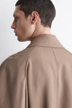 FLUID TWILL CAR COAT