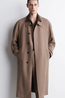 FLUID TWILL CAR COAT