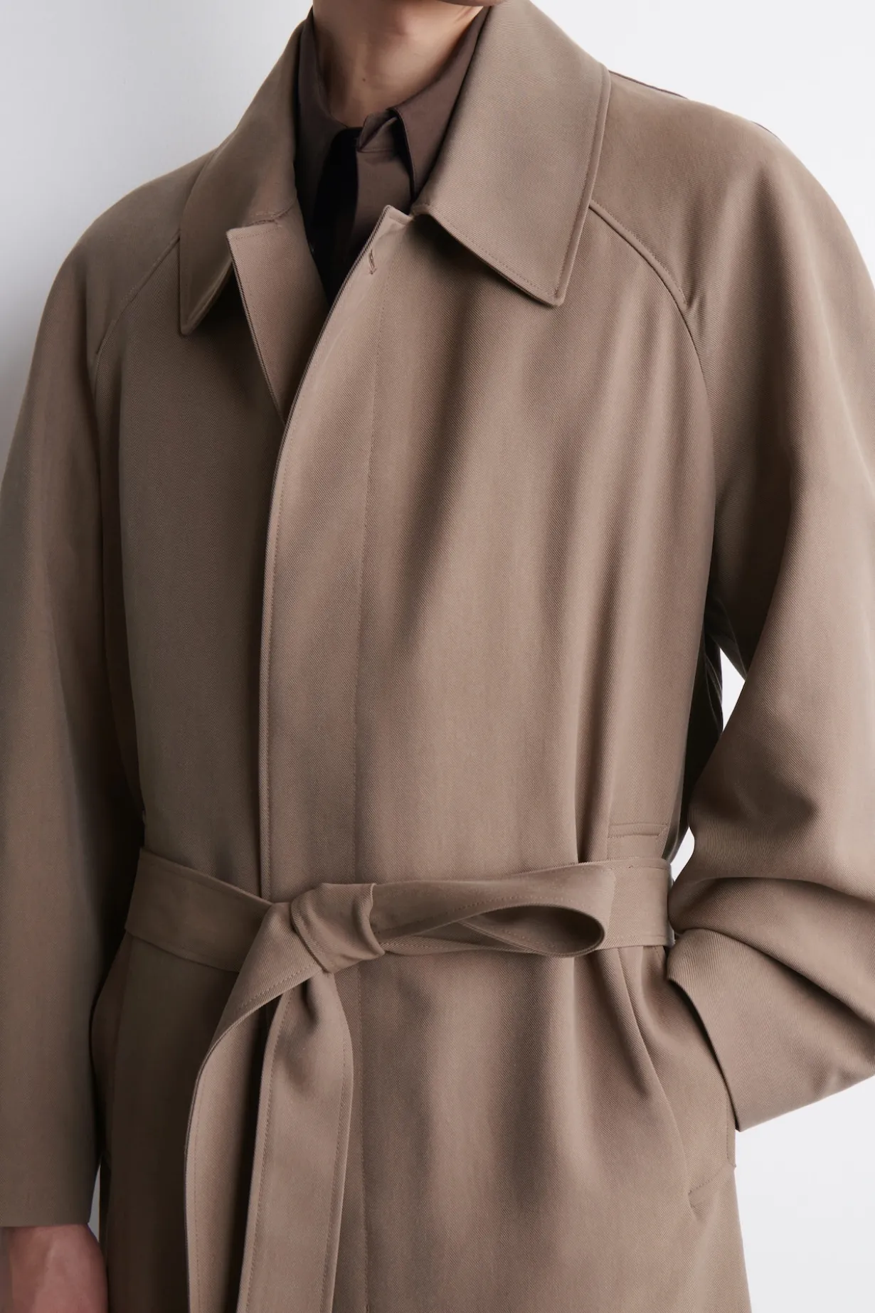 FLUID TWILL CAR COAT