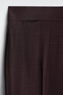 FLUID WOOL SLIM-FIT PANTS