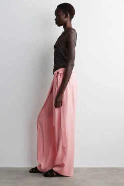 FLUID WRAP-FRONT PANTS