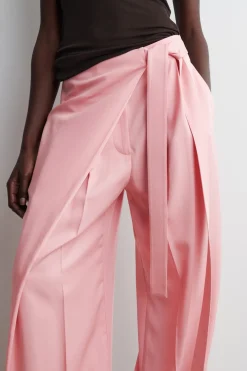 FLUID WRAP-FRONT PANTS