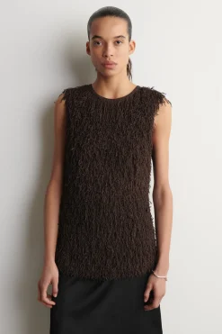 FRINGED KNITTED TOP