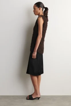 FRINGED KNITTED TOP