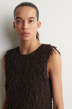 FRINGED KNITTED TOP