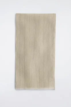 FRINGED LINEN SCARF