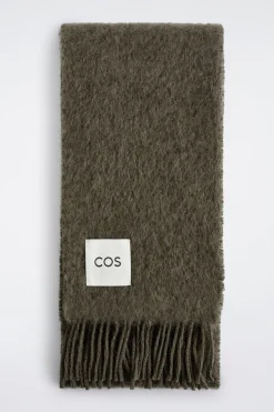 FRINGED MOHAIR SCARF