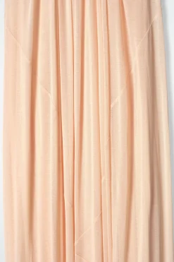 GATHERED HALTERNECK MAXI DRESS