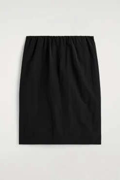 GATHERED PENCIL SKIRT