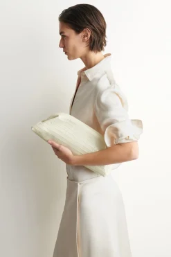 INGOT CLUTCH BAG - LEATHER