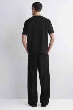 INTERLOCK COTTON CREW-NECK T-SHIRT