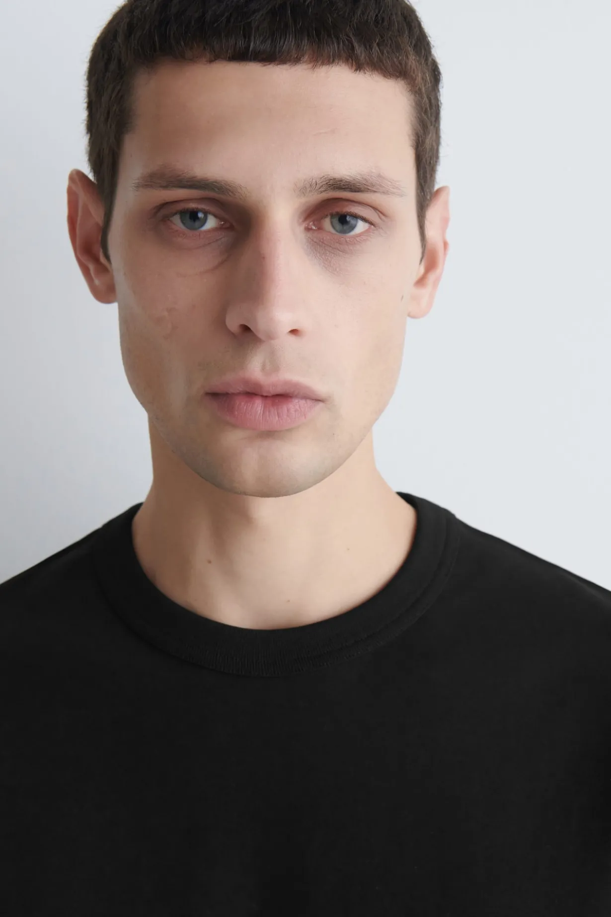 INTERLOCK COTTON CREW-NECK T-SHIRT