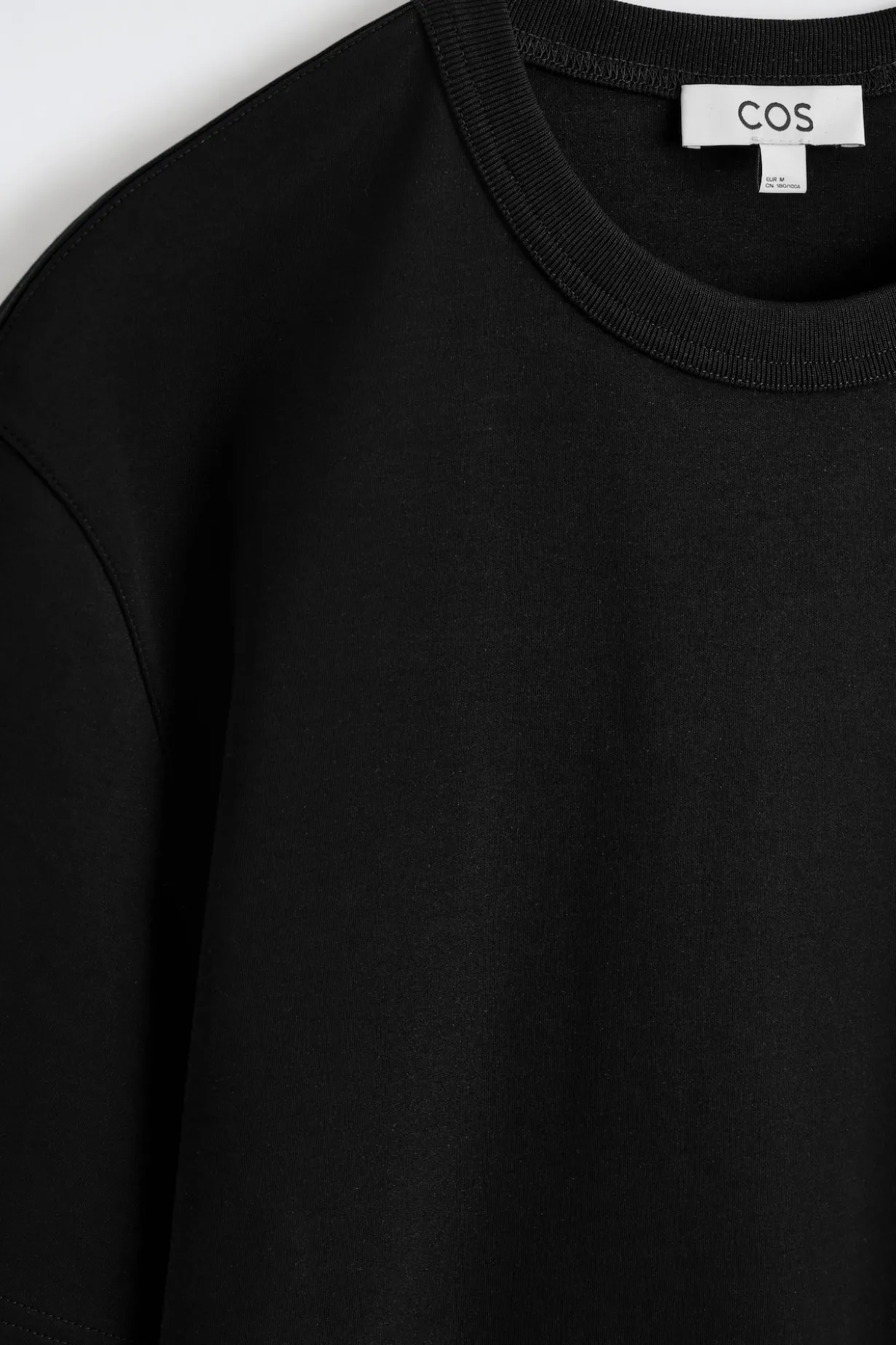 INTERLOCK COTTON CREW-NECK T-SHIRT