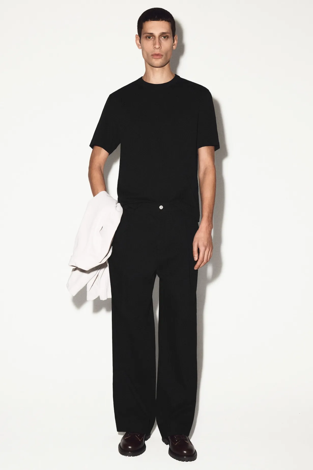 INTERLOCK COTTON CREW-NECK T-SHIRT