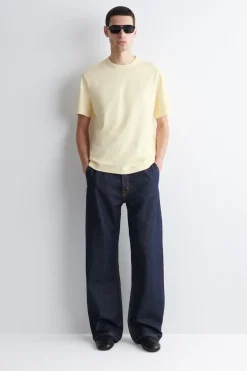 INTERLOCK COTTON CREW-NECK T-SHIRT