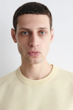 INTERLOCK COTTON CREW-NECK T-SHIRT