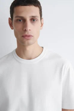 INTERLOCK COTTON CREW-NECK T-SHIRT