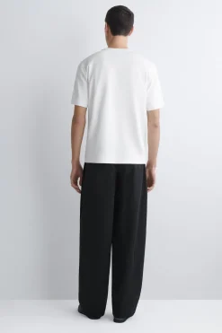 INTERLOCK COTTON CREW-NECK T-SHIRT