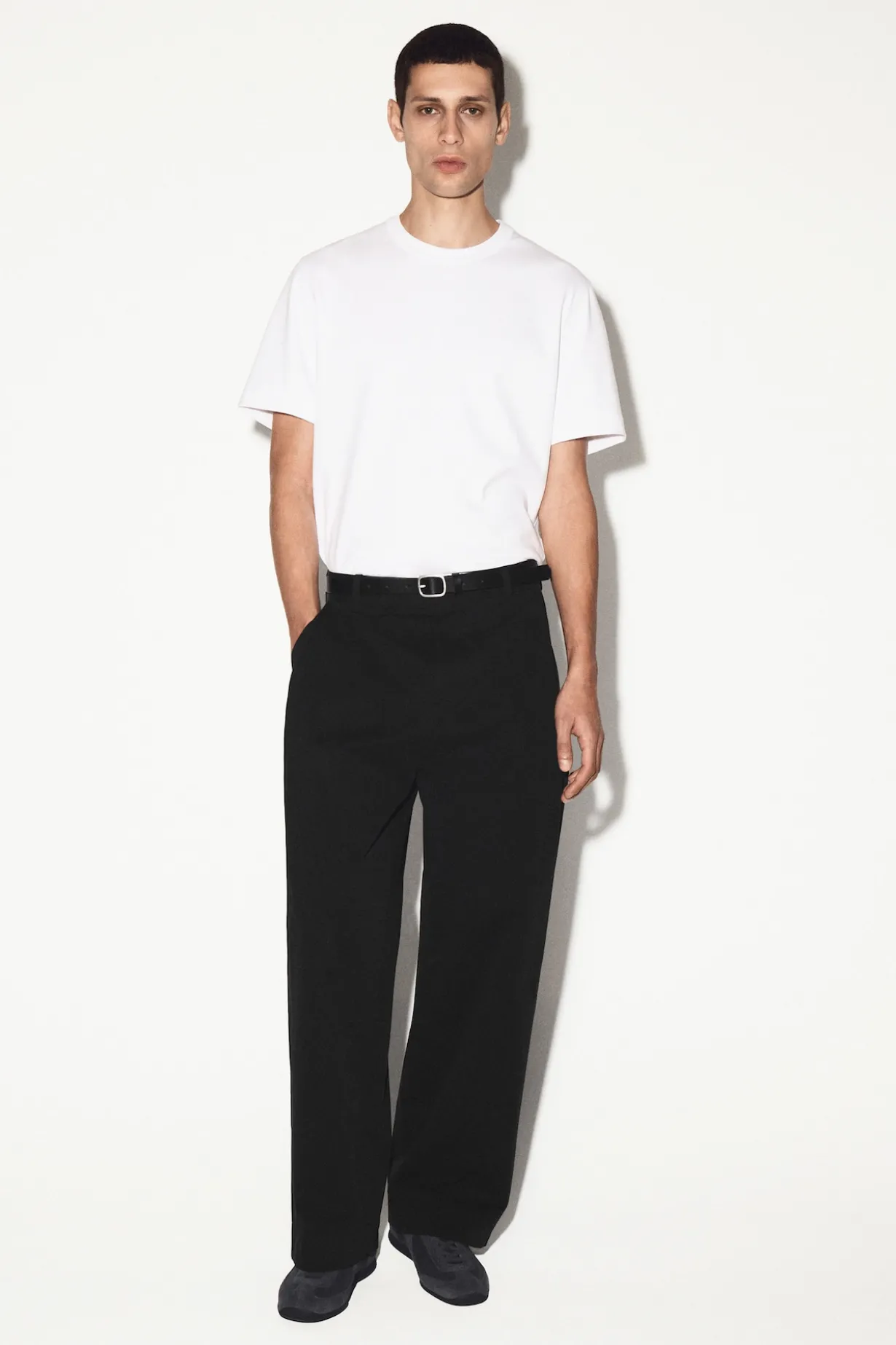 INTERLOCK COTTON CREW-NECK T-SHIRT