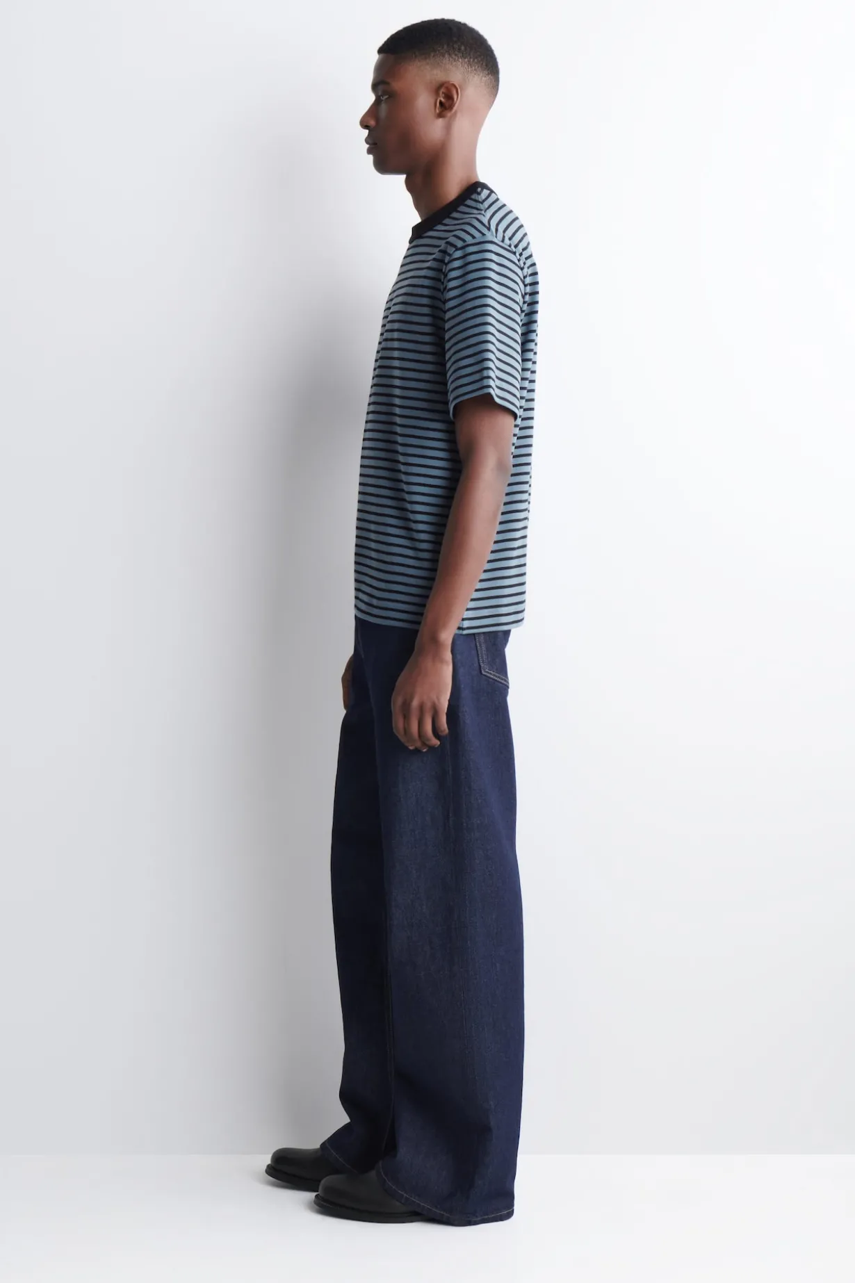 INTERLOCK COTTON CREW-NECK T-SHIRT