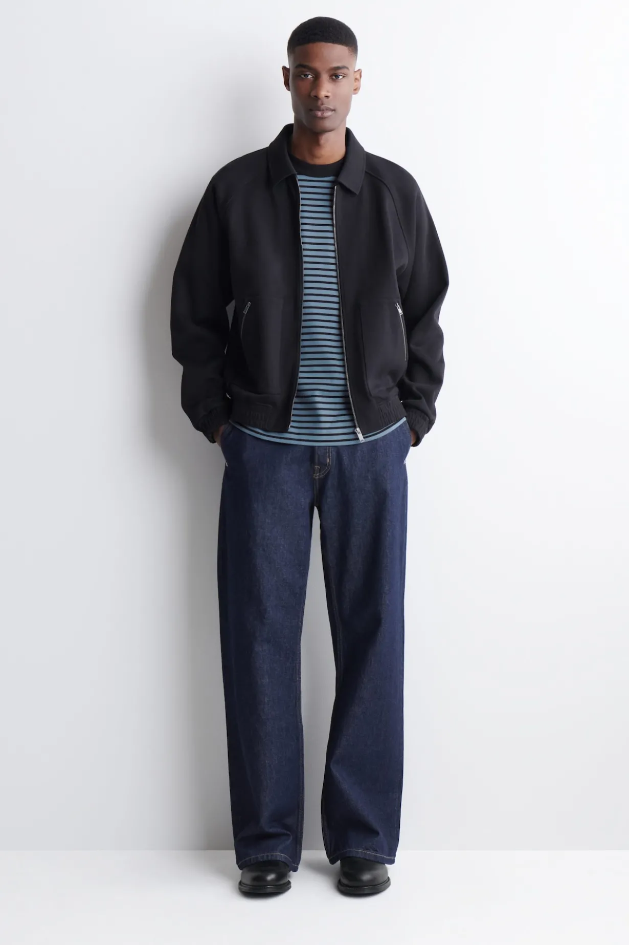 INTERLOCK COTTON CREW-NECK T-SHIRT