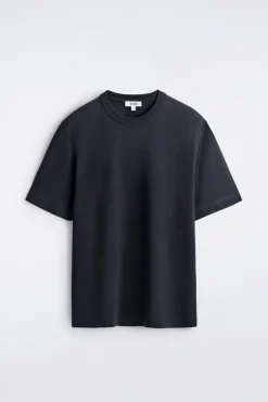 INTERLOCK COTTON CREW-NECK T-SHIRT