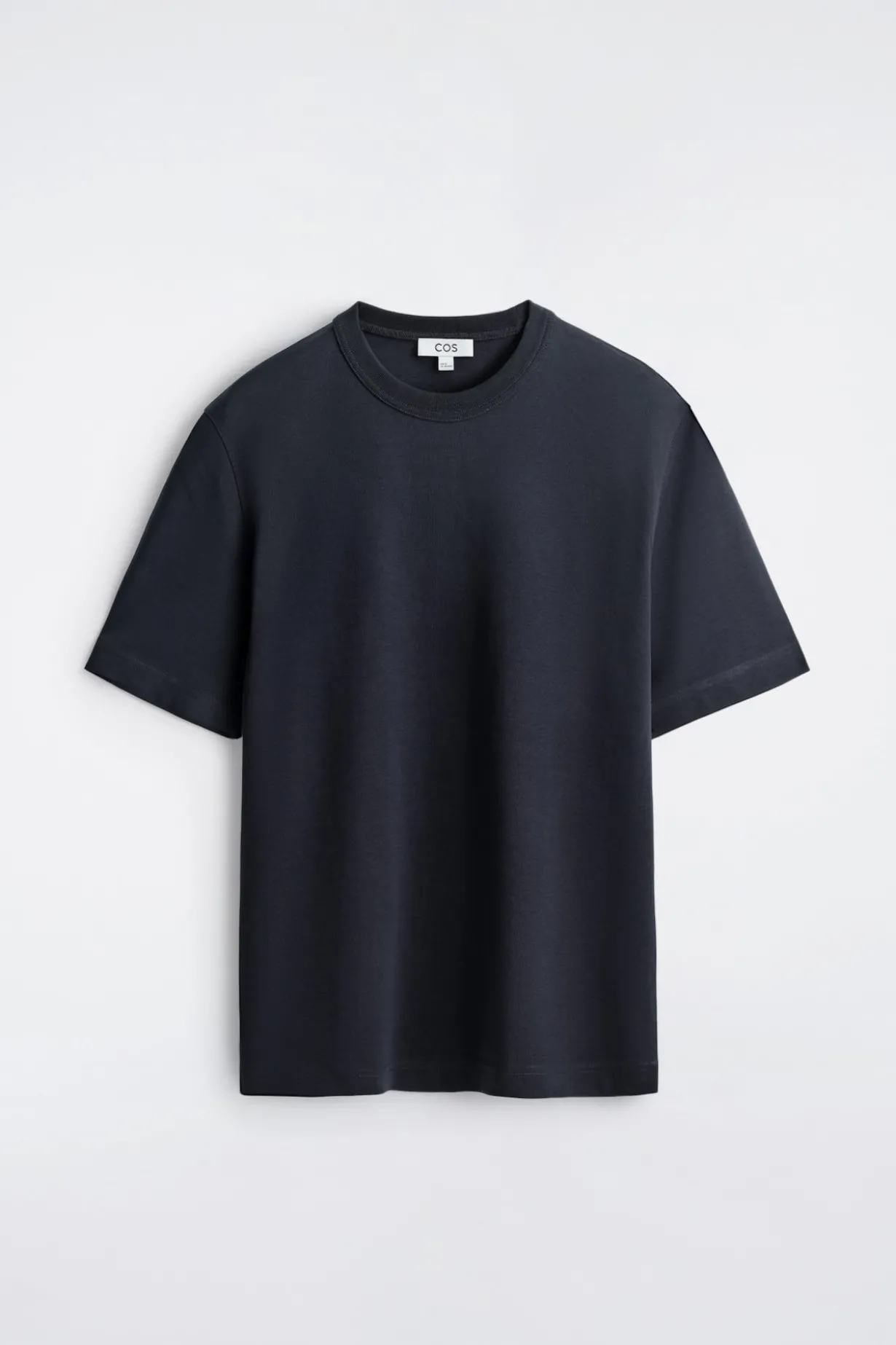 INTERLOCK COTTON CREW-NECK T-SHIRT