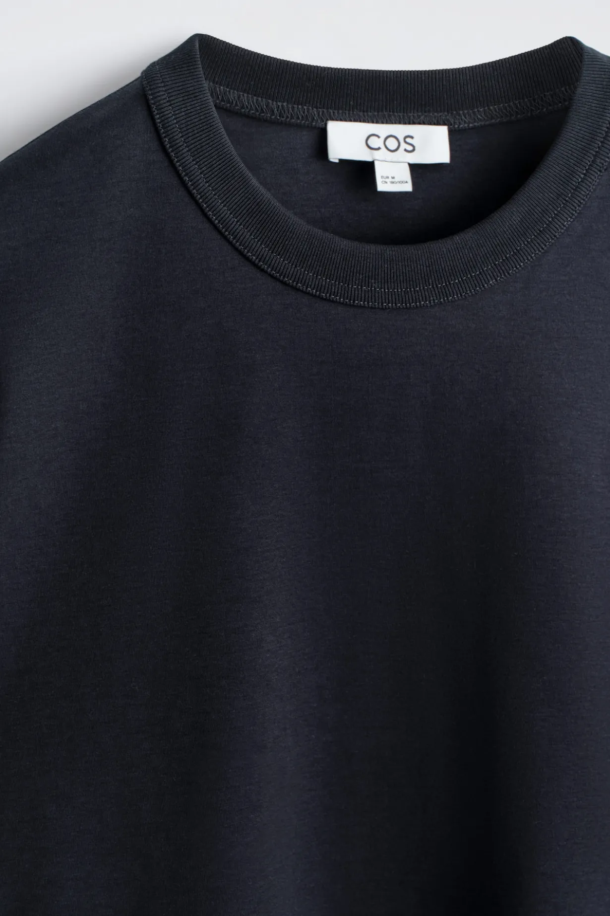 INTERLOCK COTTON CREW-NECK T-SHIRT