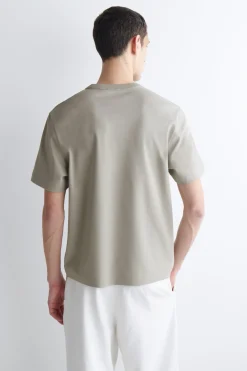INTERLOCK COTTON CREW-NECK T-SHIRT