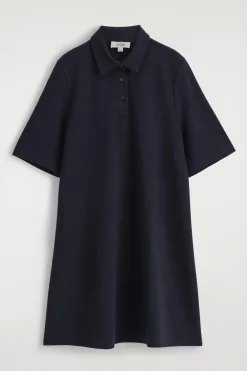 JERSEY POLO MINI DRESS