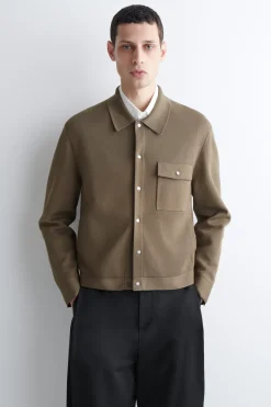 KNITTED COTTON JACKET