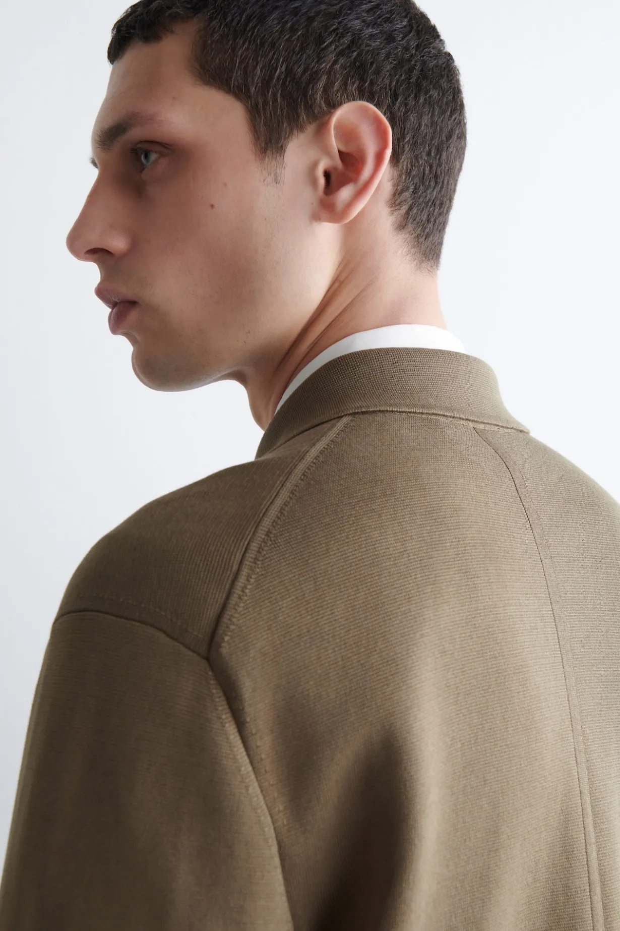 KNITTED COTTON JACKET