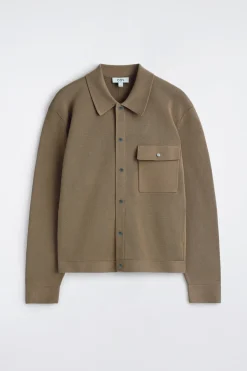 KNITTED COTTON JACKET