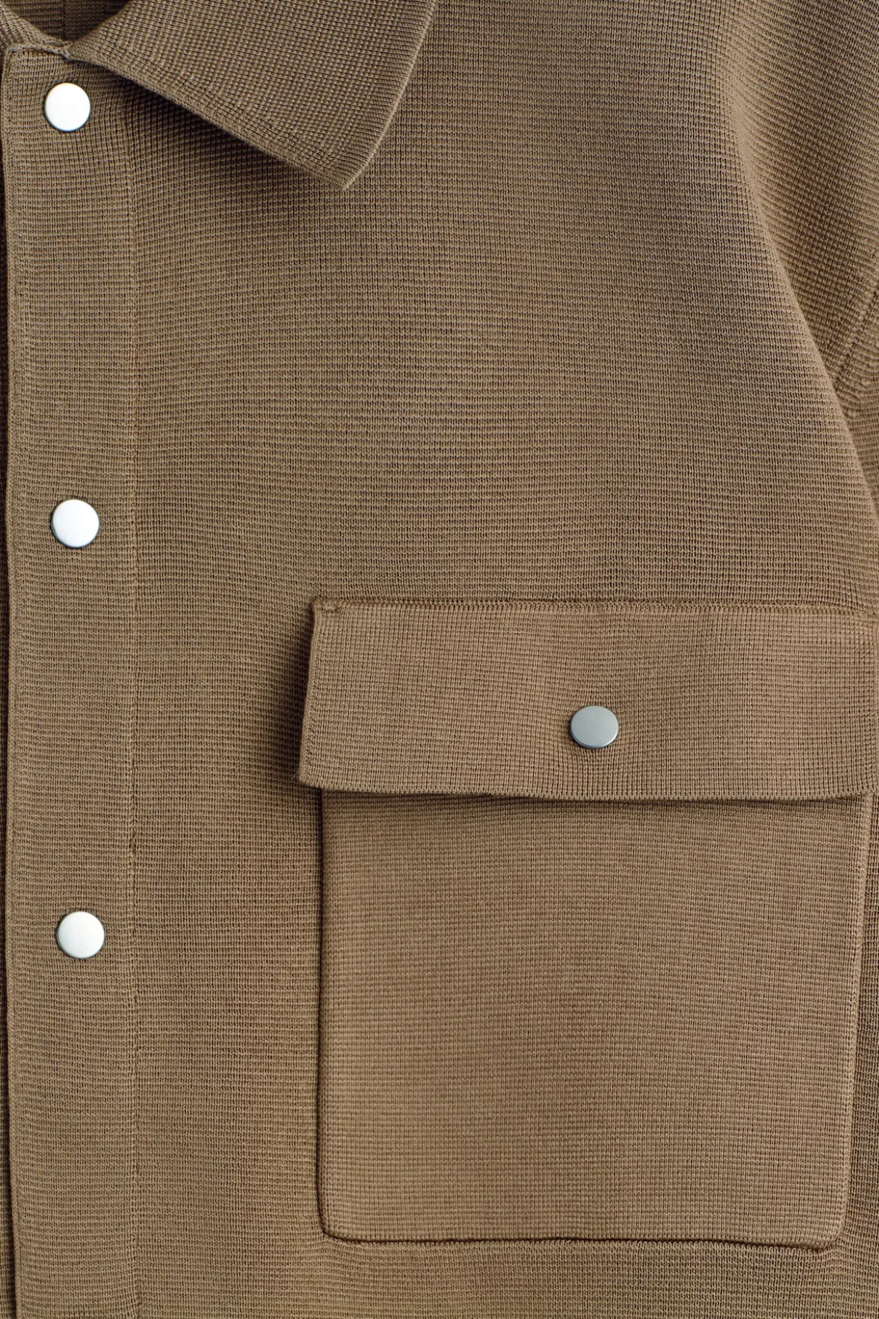 KNITTED COTTON JACKET