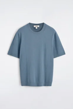 KNITTED COTTON T-SHIRT