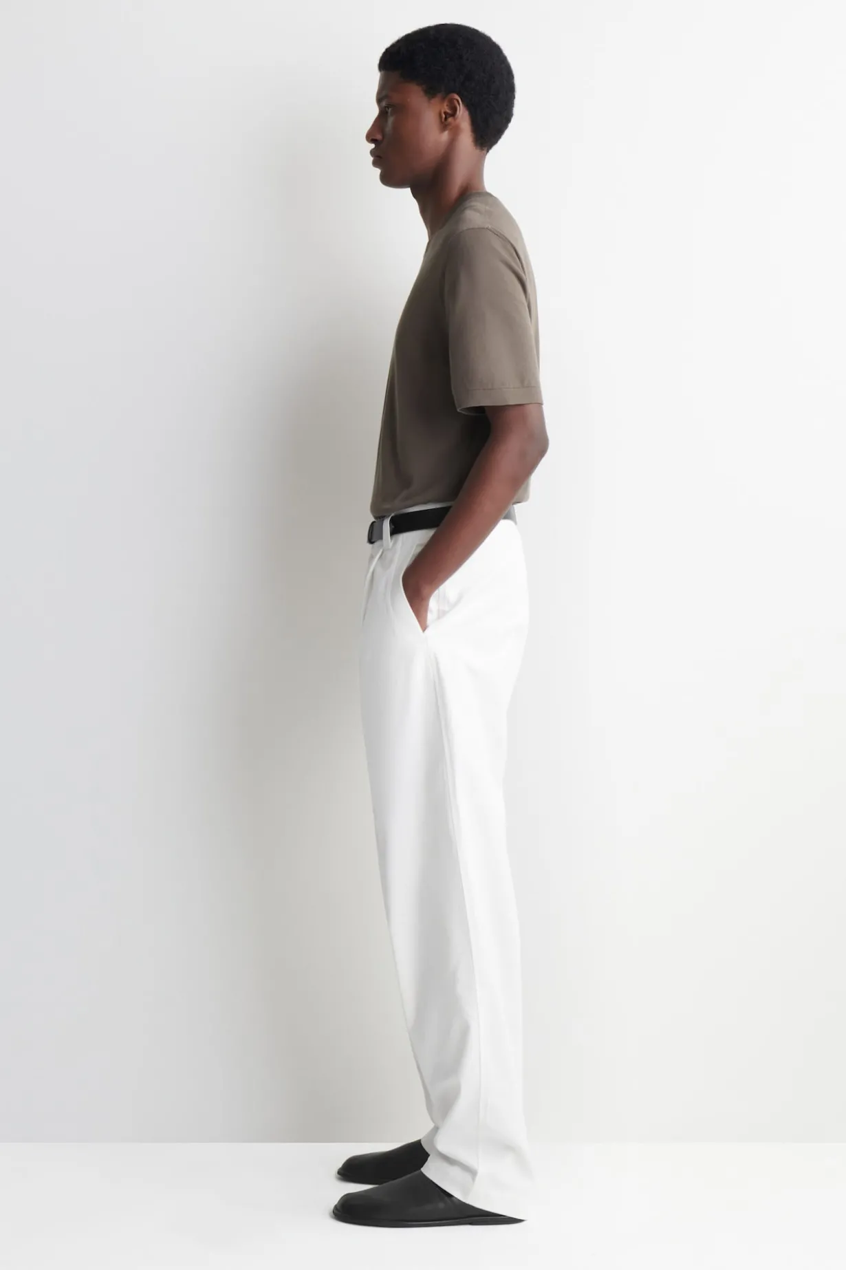 KNITTED COTTON T-SHIRT